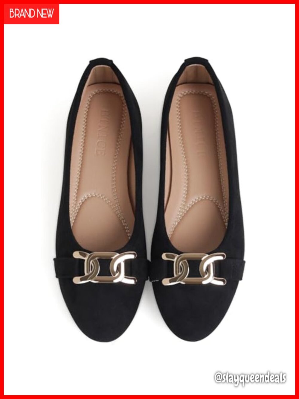 BTNICE Women's Round Toe Ballet Flats Faux Suede Slip On Comfort Walking Shoes